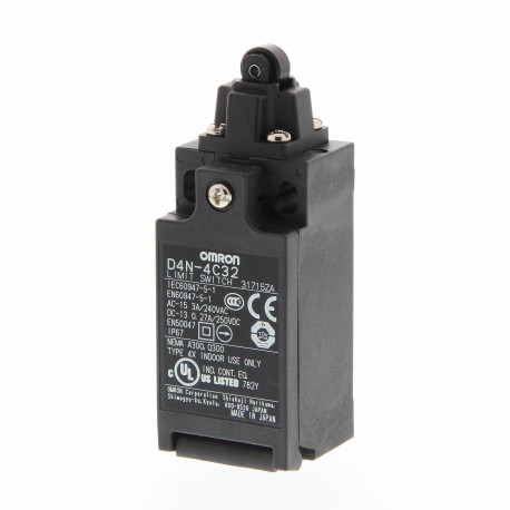 OMRON D4N-4C32 D4N-4C32 D4N 0299B D4N4C32 OMRON Plastic 2NC/1NO Plunger roller plunger M20